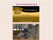 Tablet Screenshot of alisondemarco.com